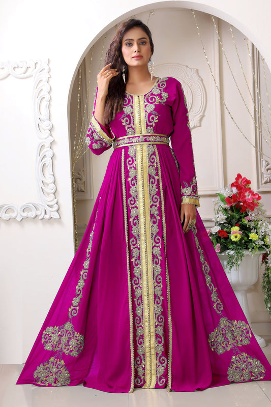 Pink Wedding Designer Kaftan