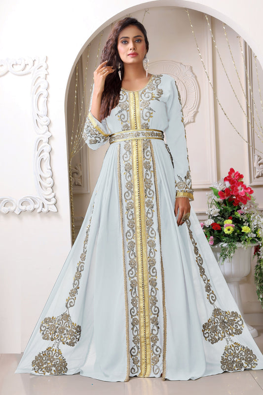 White Wedding Designer Kaftan