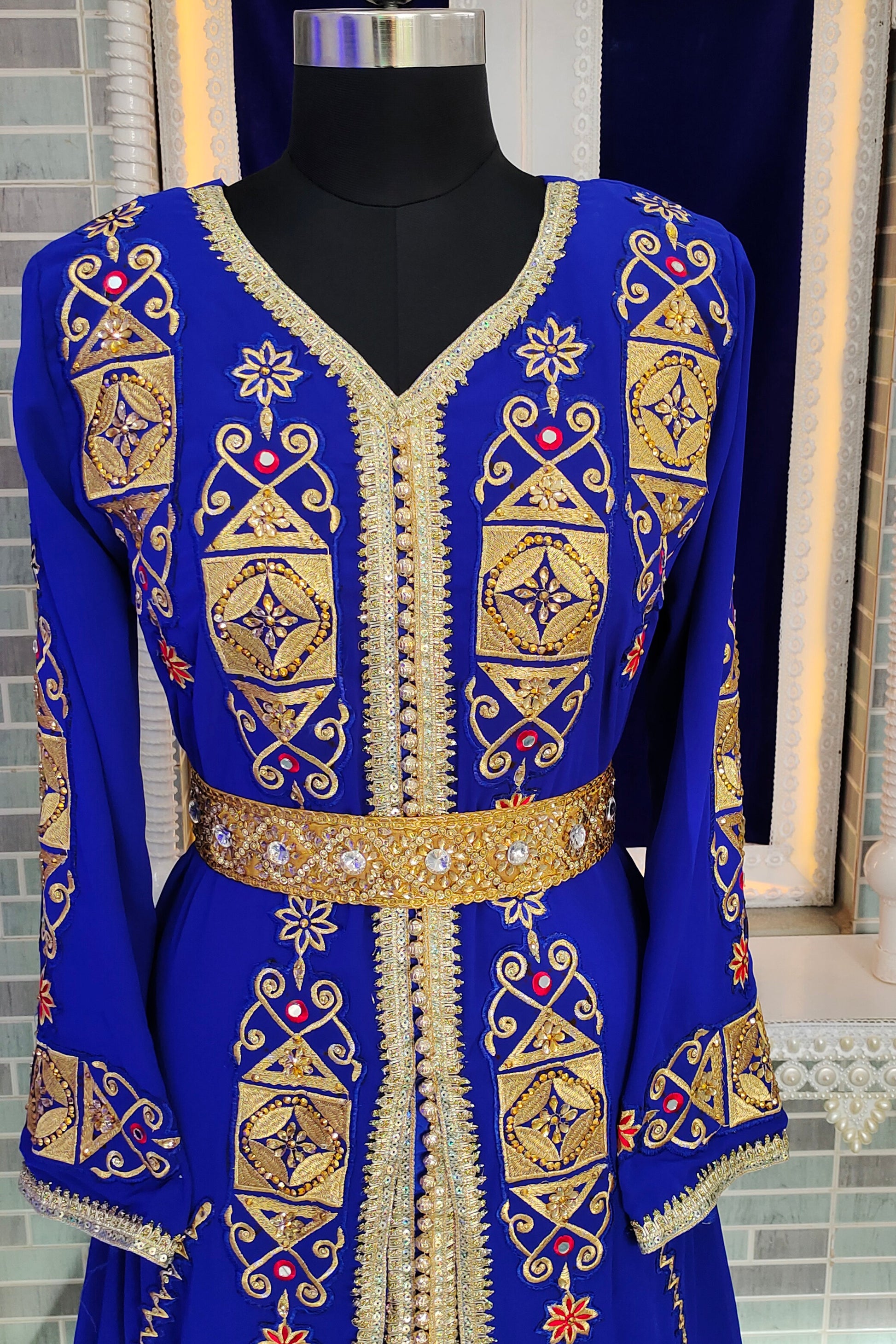 Takchita Arabic Stylish Dress Israeli Kaftan
