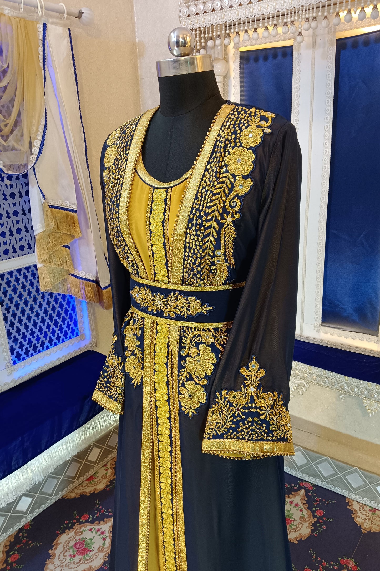 GoldenYellow Dubai Kaftan