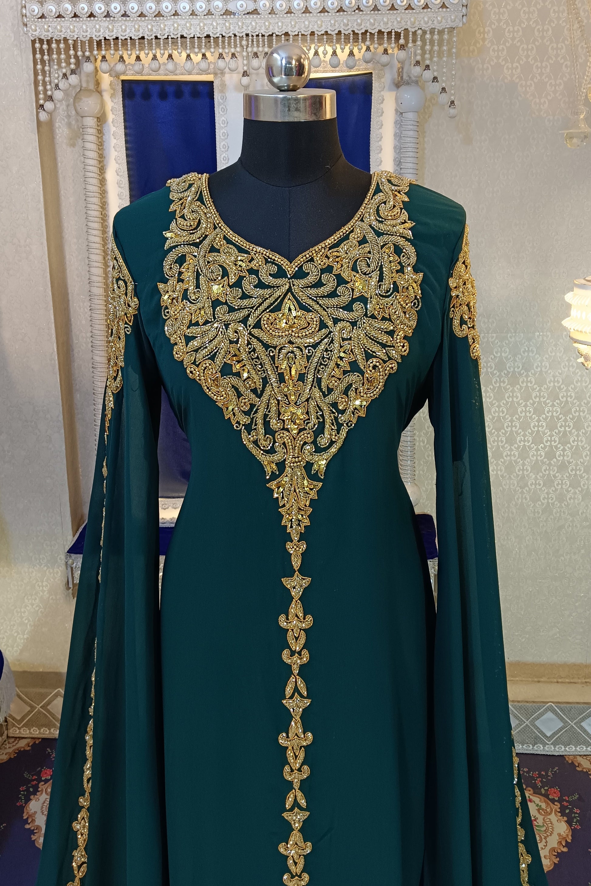 Wedding Arabic Long Sleeve Kaftan