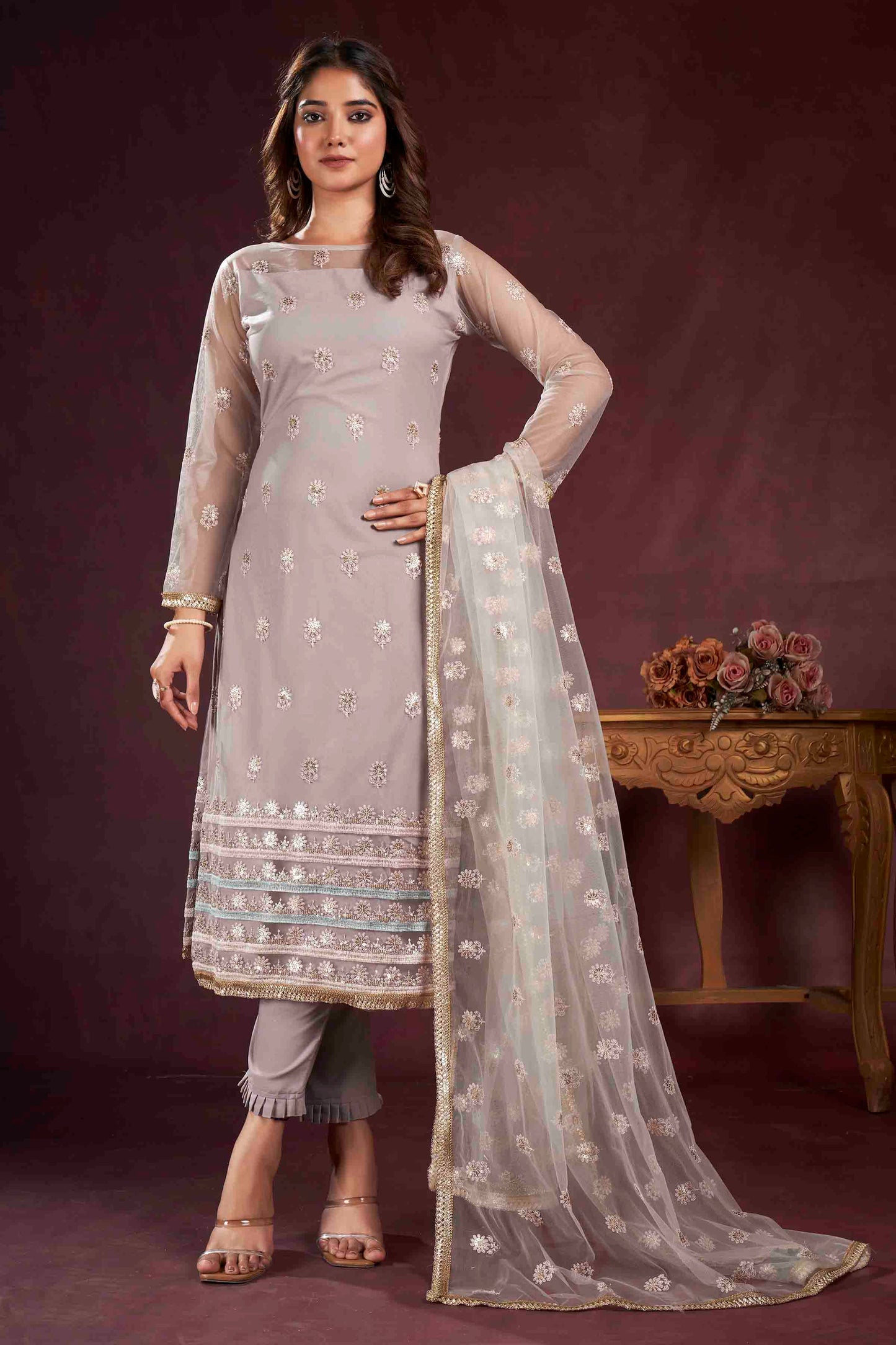 Onion Georgette Designer Salwar Suit