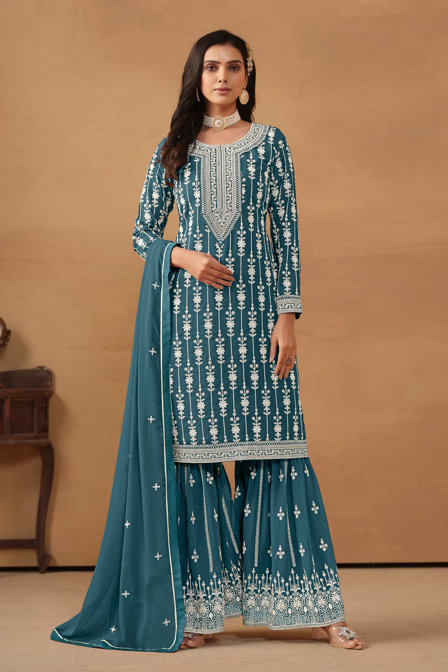 Rama Designer Wear Salwar Suit