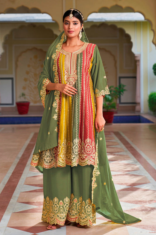 Green Indian Wedding Salwar Suit