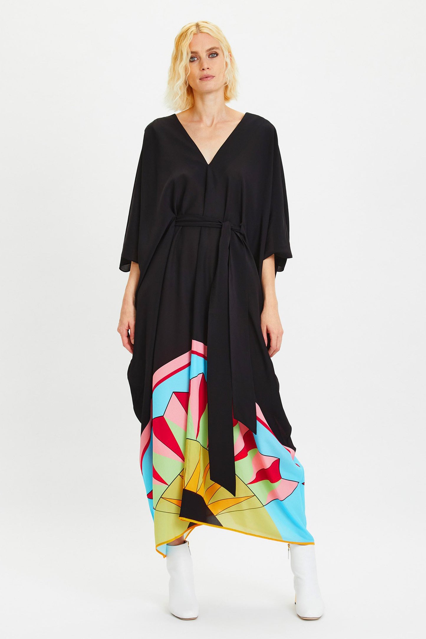 Woman Printed Gerogette Kaftan