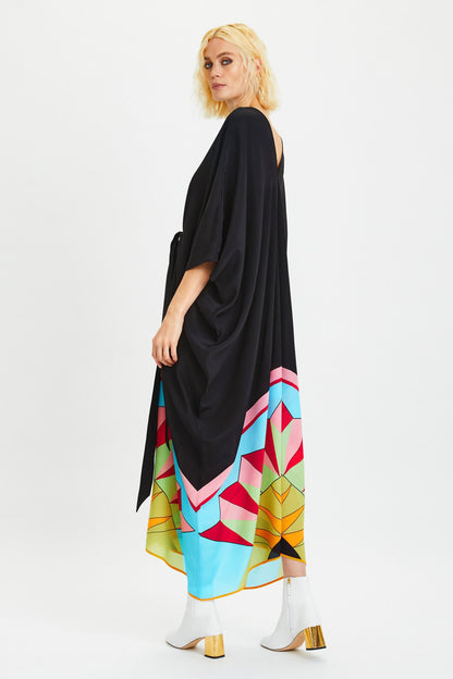 Woman Printed Gerogette Kaftan