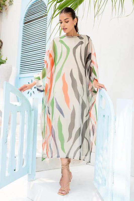 Woman Georgette With Soft Cotton Kaftan