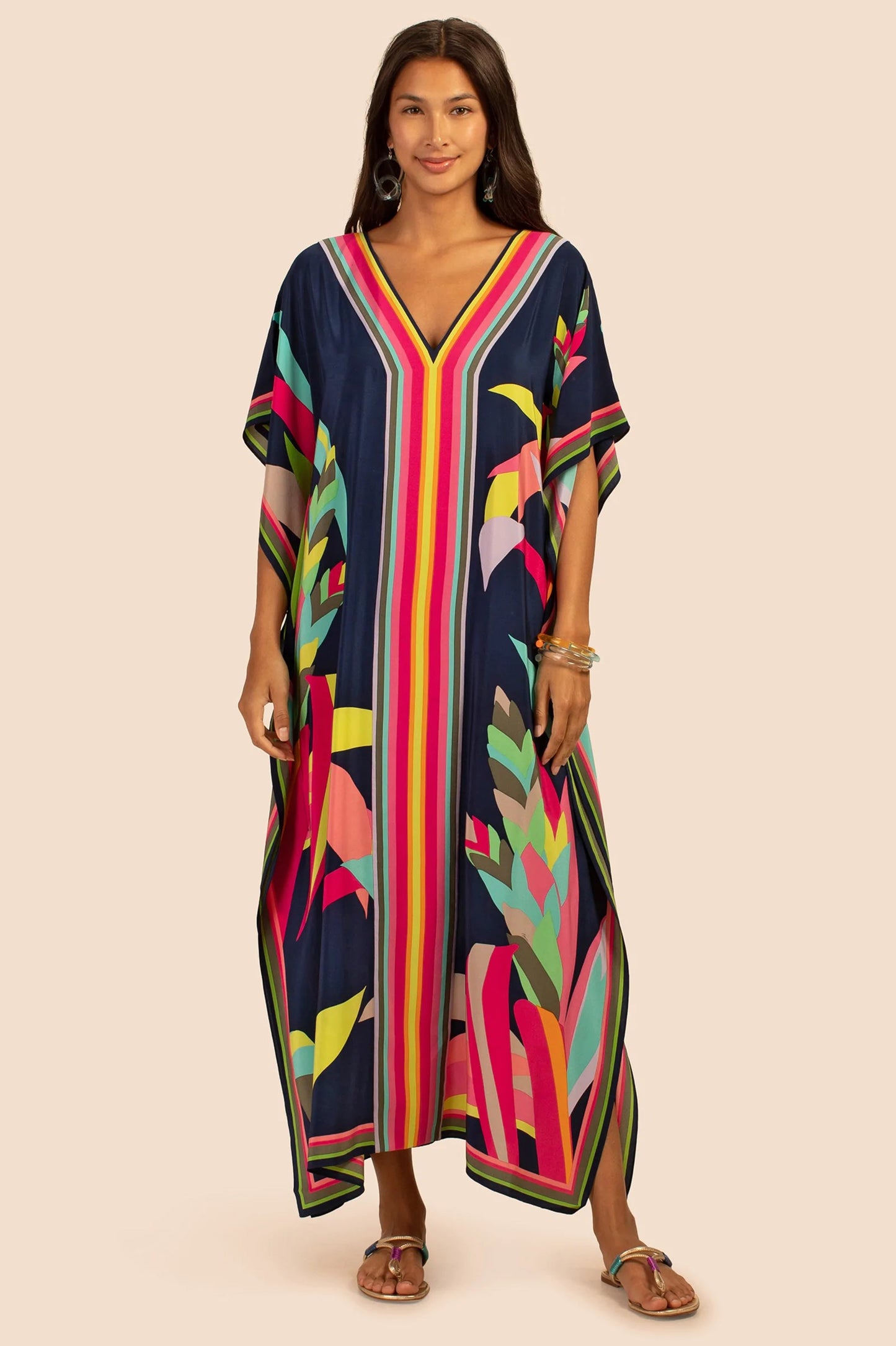 Woman Silk Crepe Kaftan