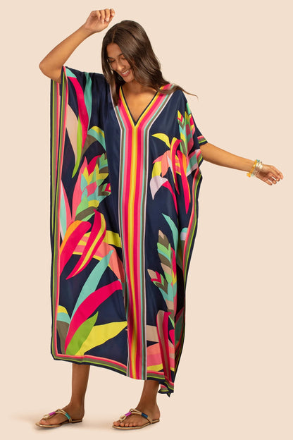 Woman Silk Crepe Kaftan