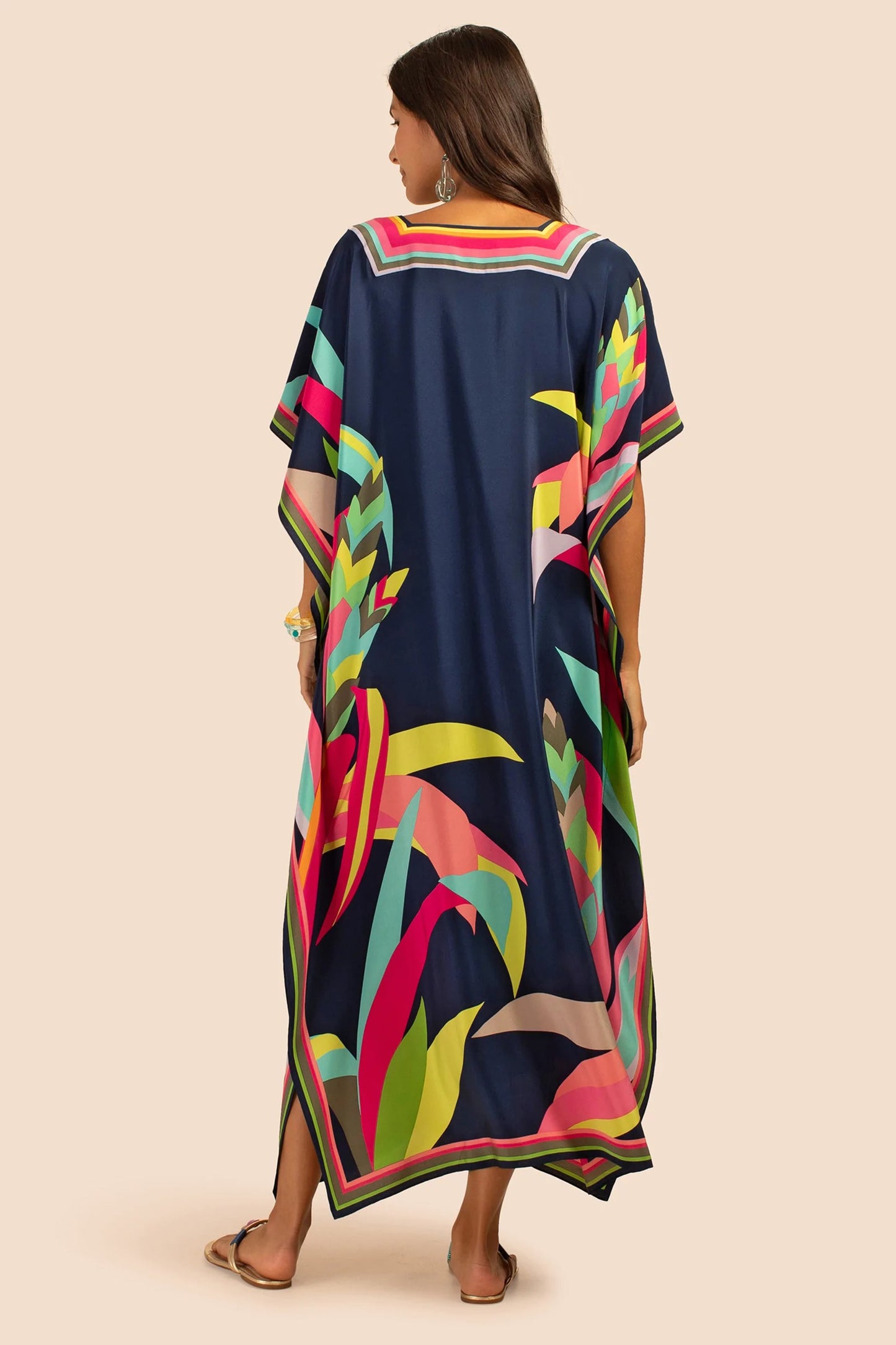 Woman Silk Crepe Kaftan