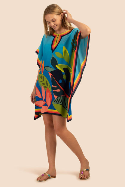 Woman Silk Crepe Kaftan