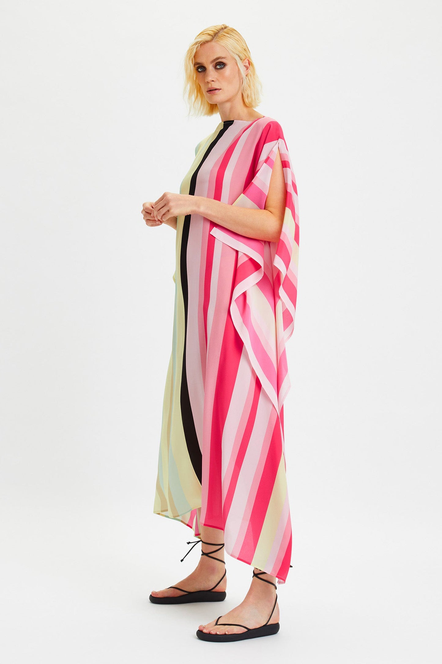 Striped Printed Beach Kaftan for Womem