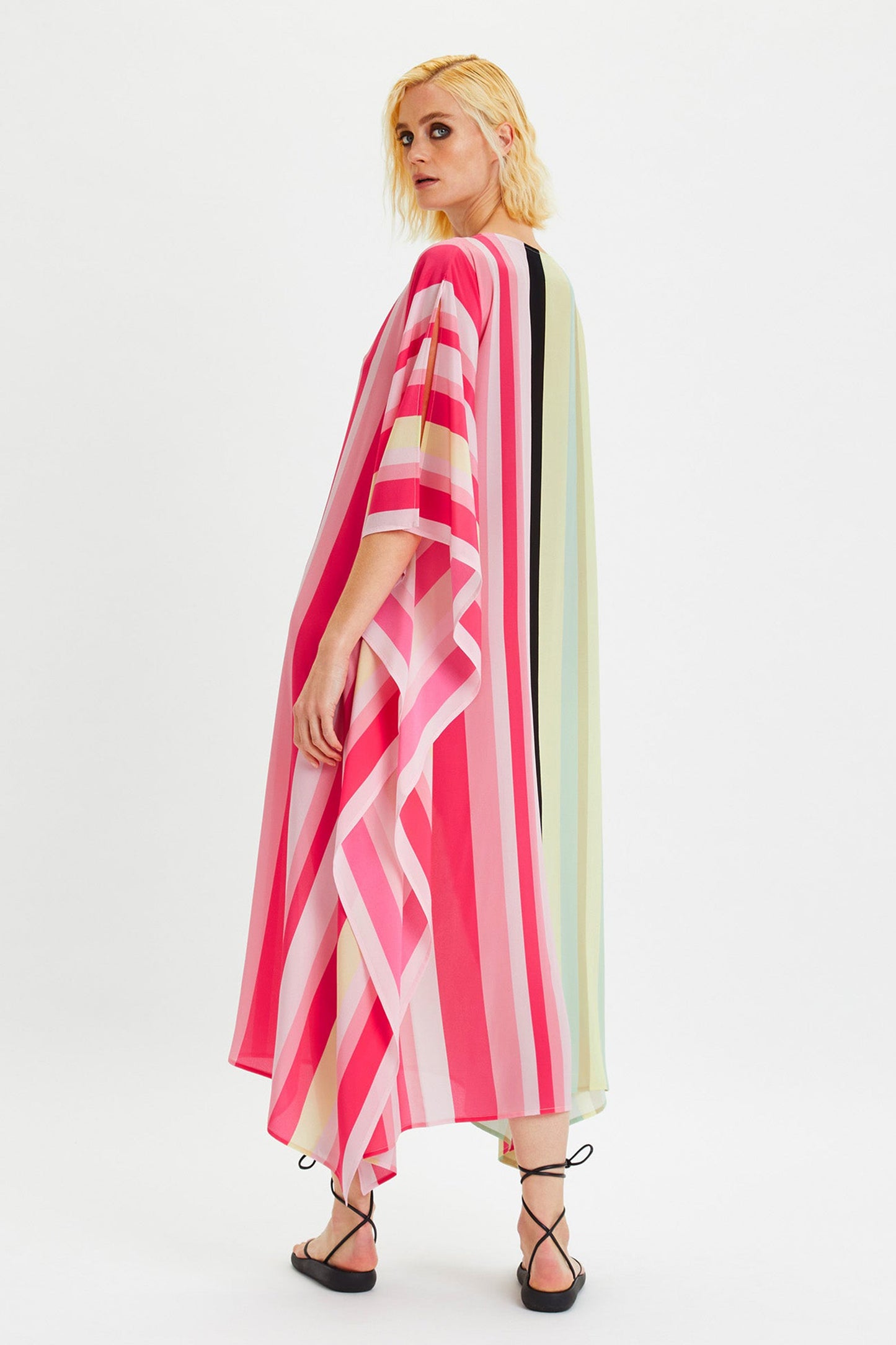 Striped Printed Beach Kaftan for Womem