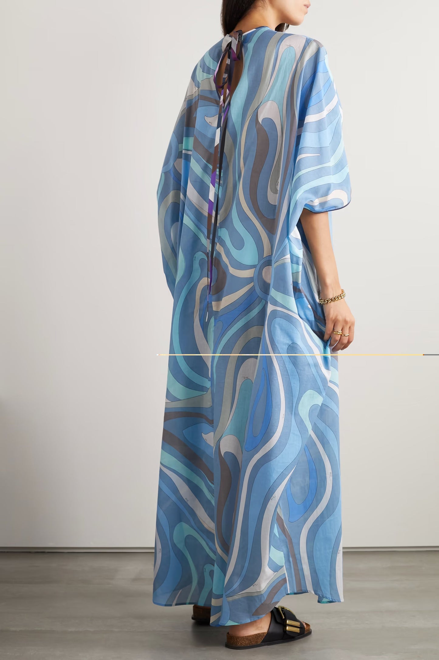 Casual Wear Cotton Printed Kaftan