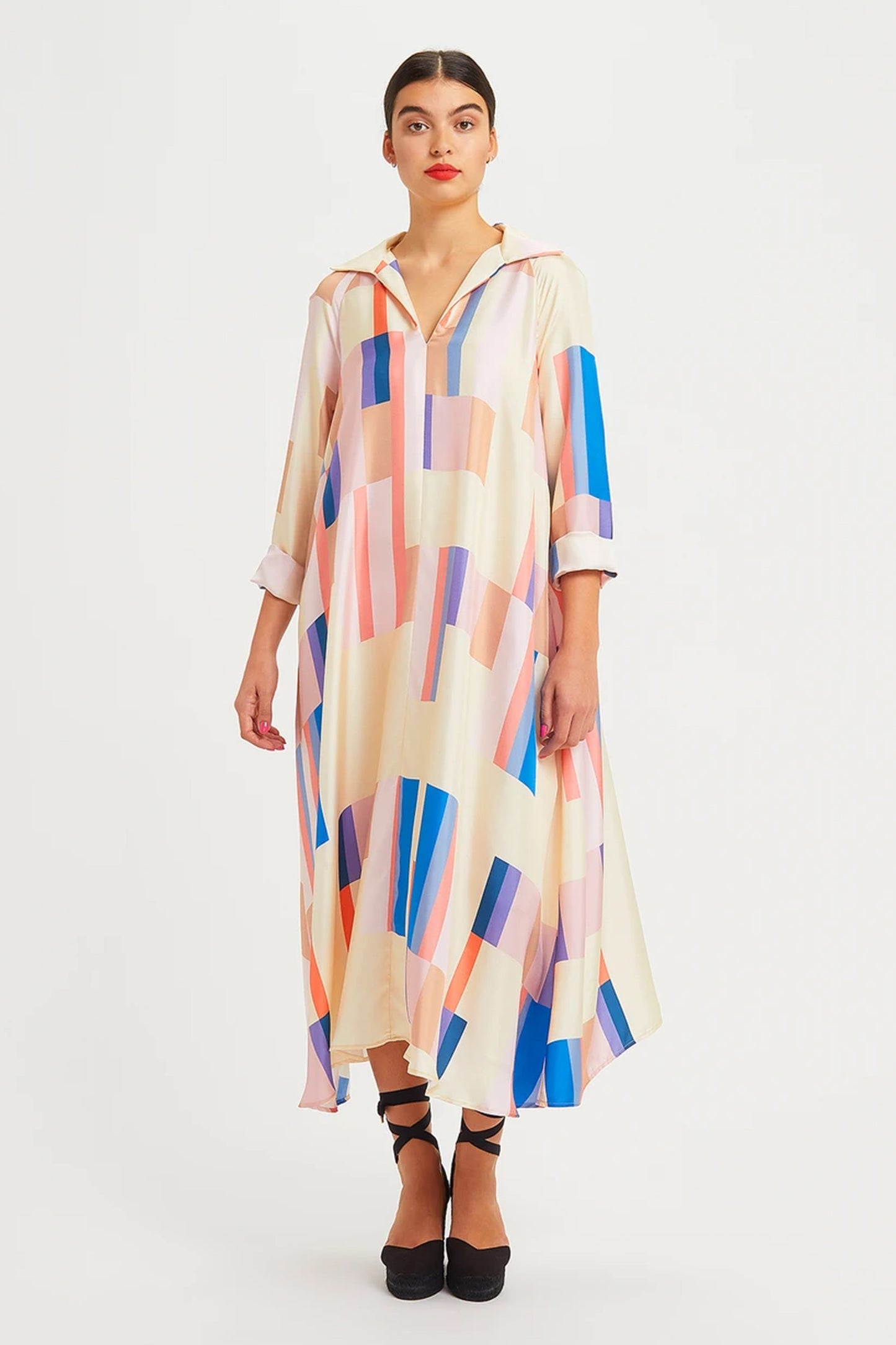 Fashion Wear Block Printed Kaftan