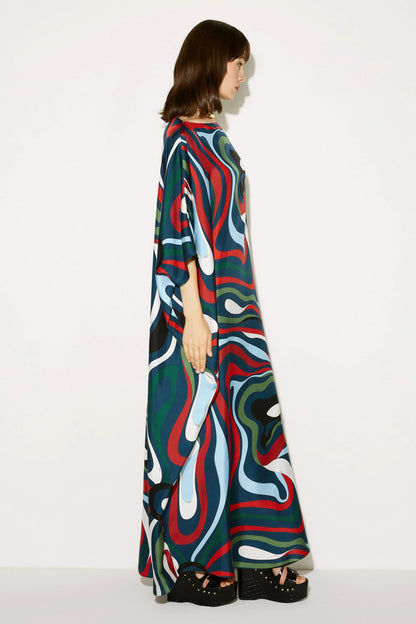 Woman Silk Crepe Kaftan