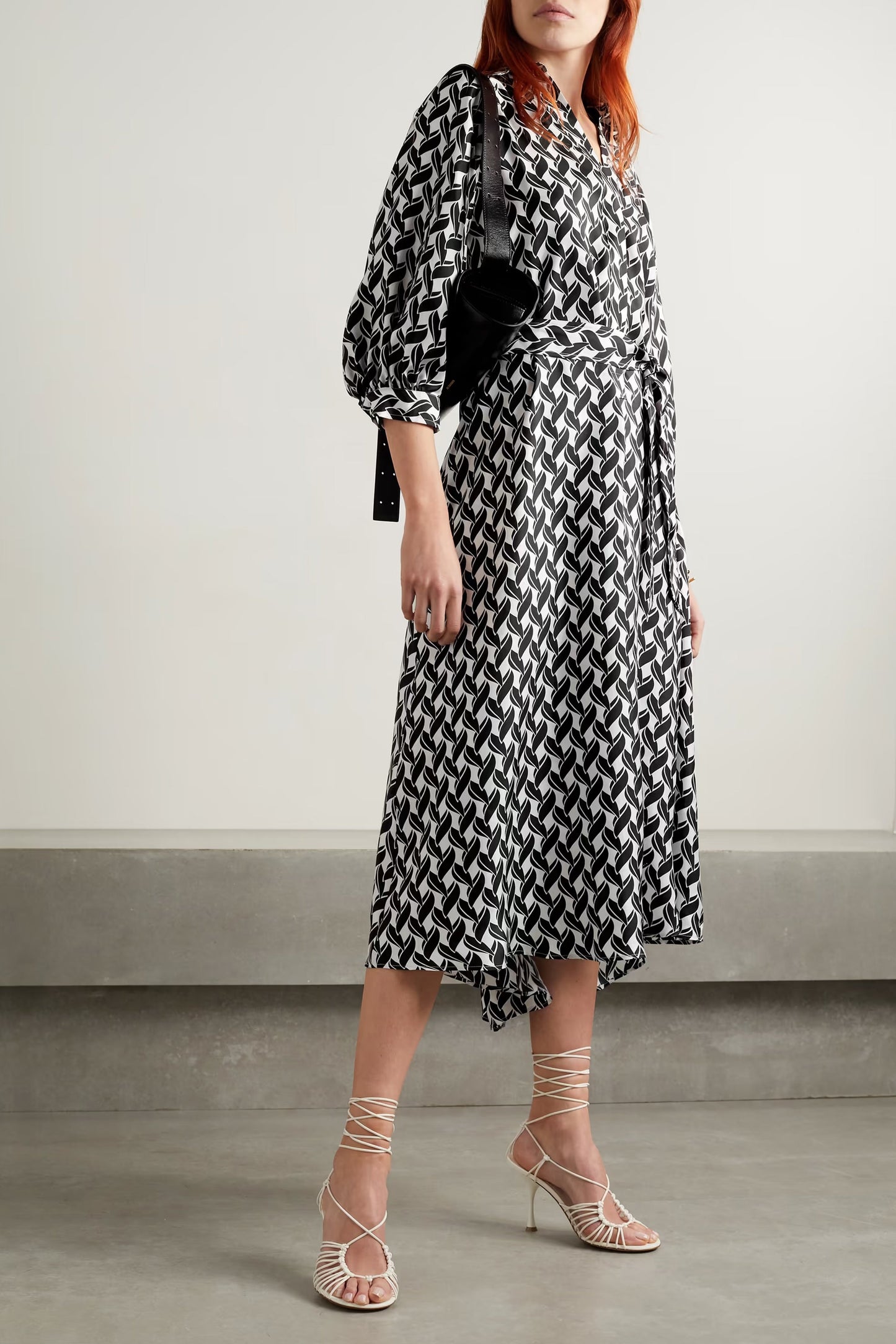 Grey Latest Printed Maxi Dress