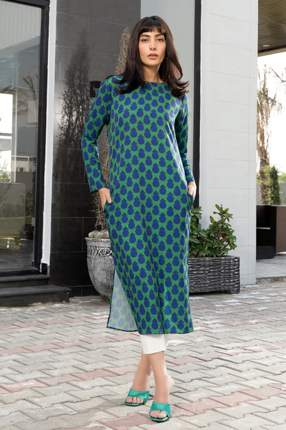 Green Color Women Kurti