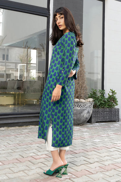 Green Color Women Kurti