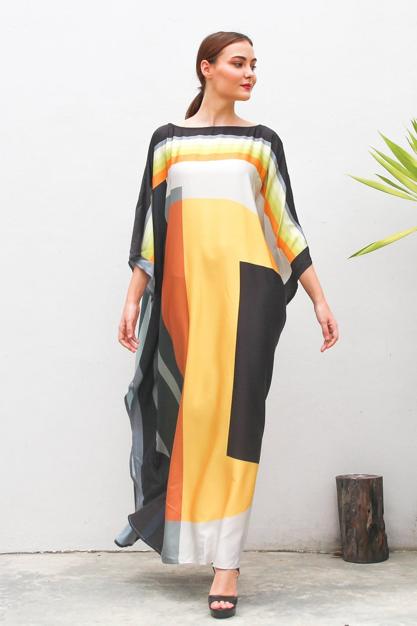 Israeli Wide Width Silk Kaftan