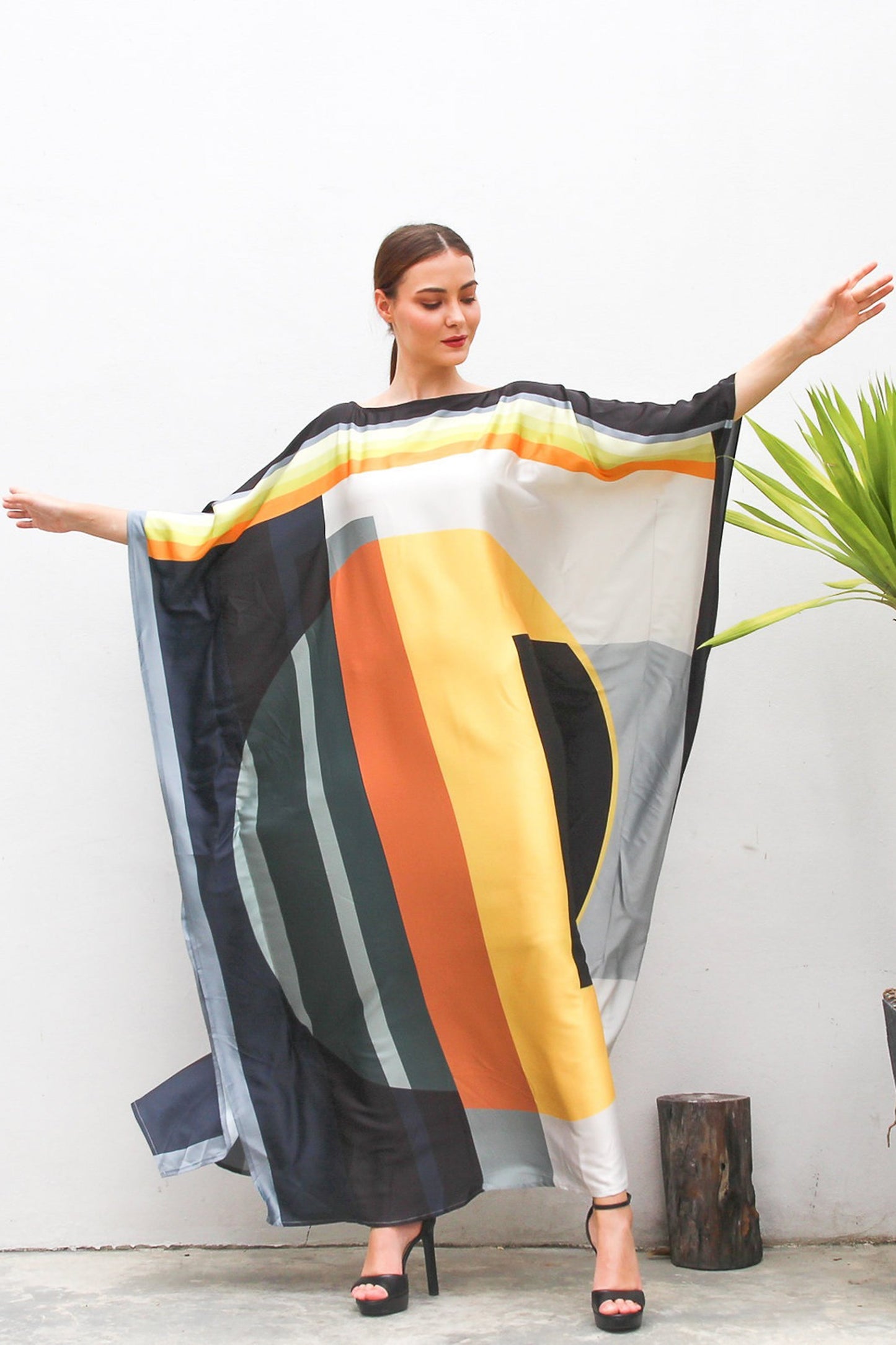 Israeli Wide Width Silk Kaftan