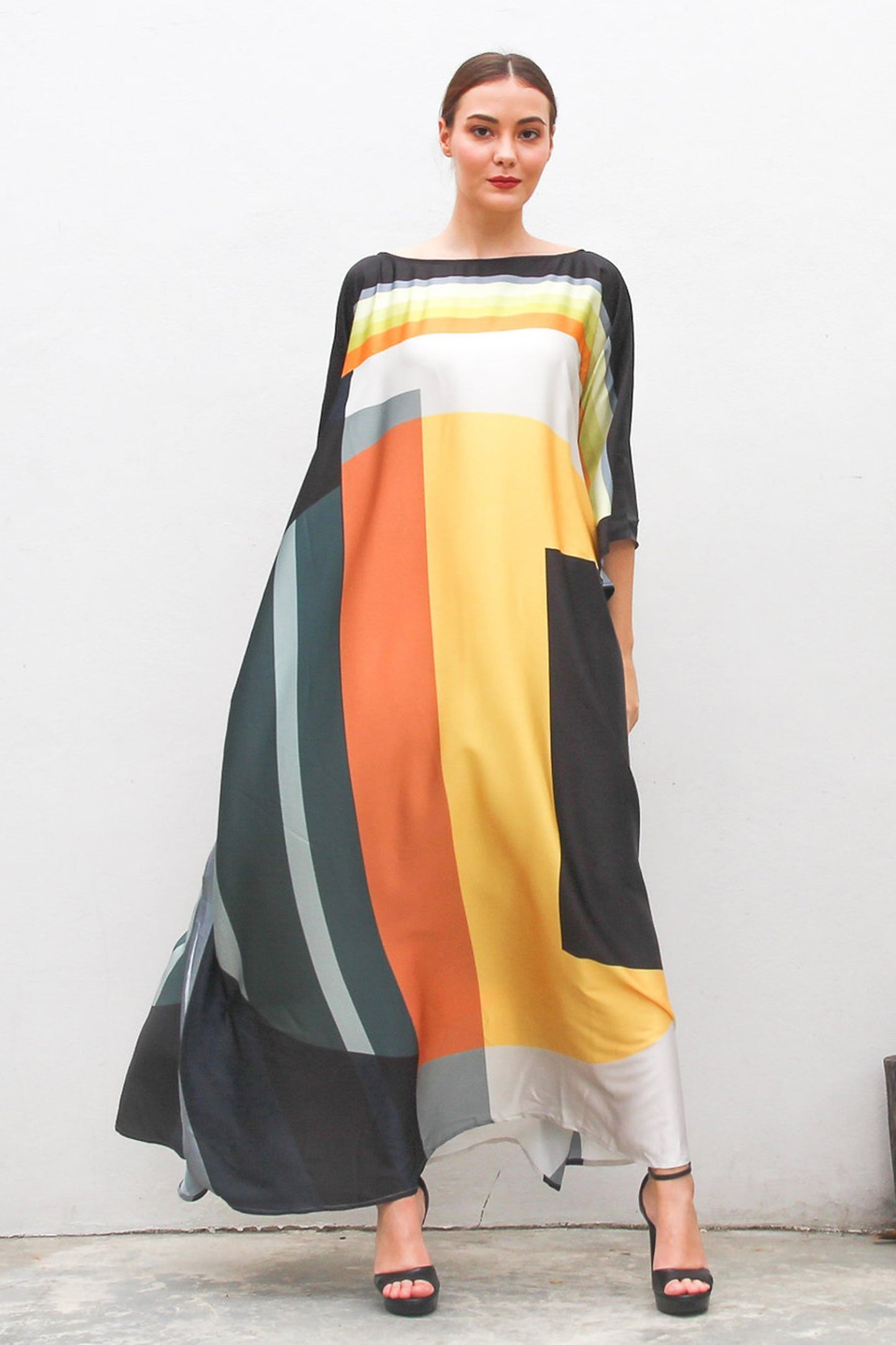 Israeli Wide Width Silk Kaftan