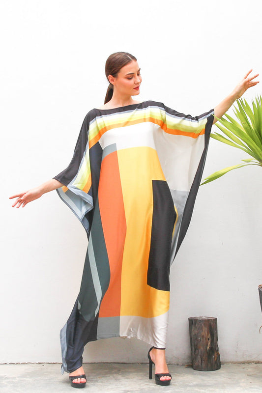 Israeli Wide Width Silk Kaftan