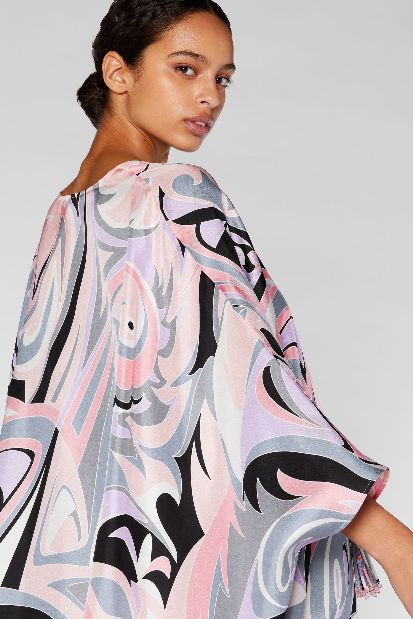 Multi Color Israeli Silk Kaftan