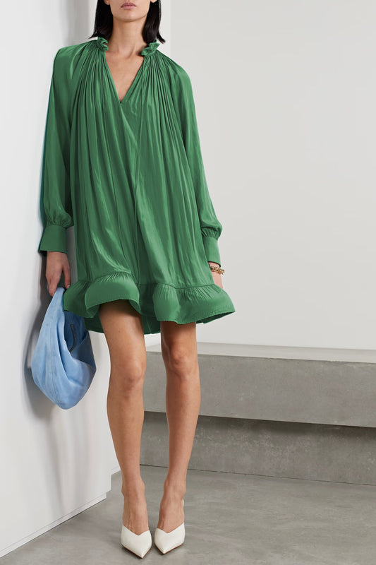 Green Color One Piece Dress