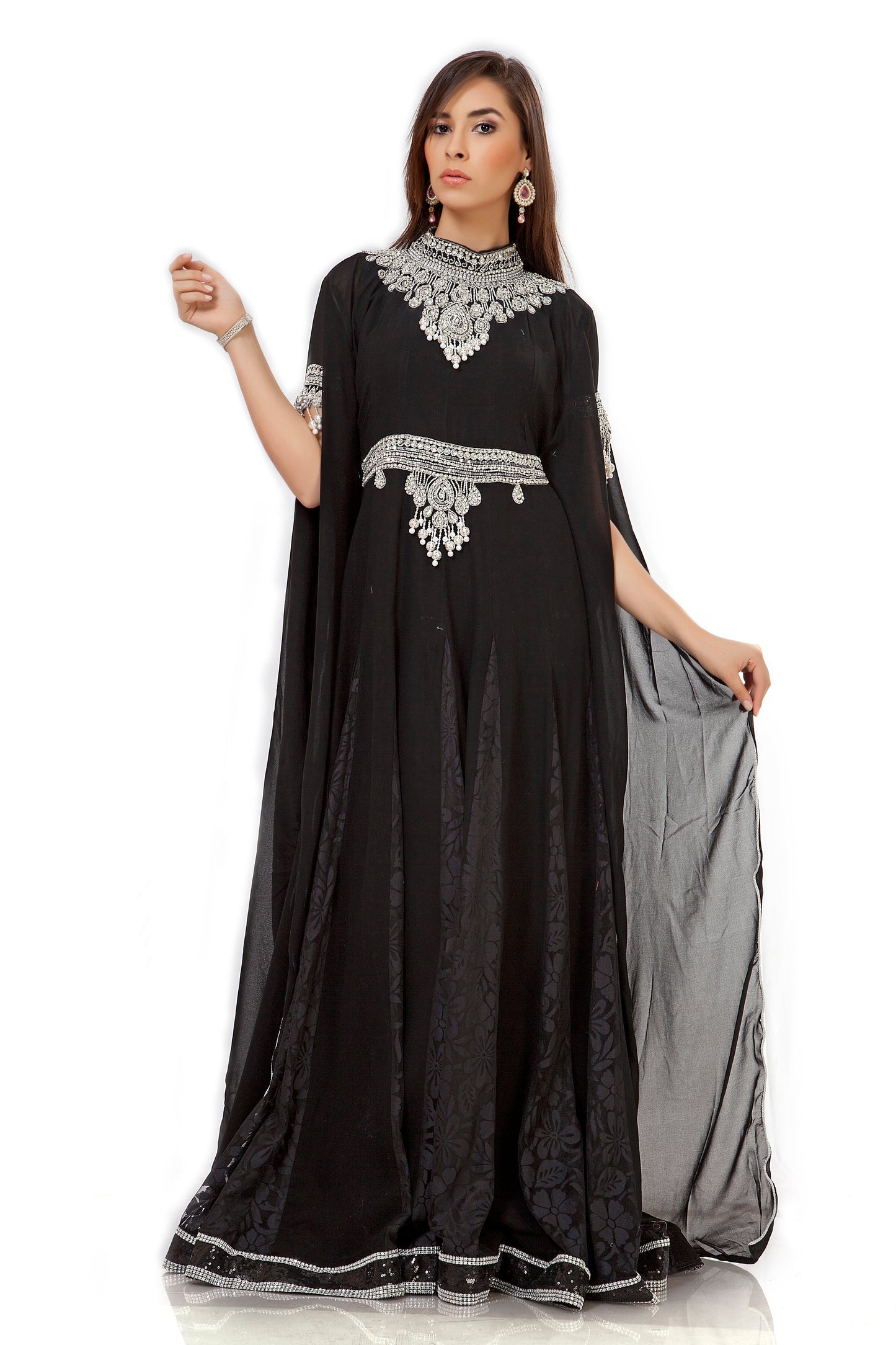 Black Traditional African Kaftans Dress