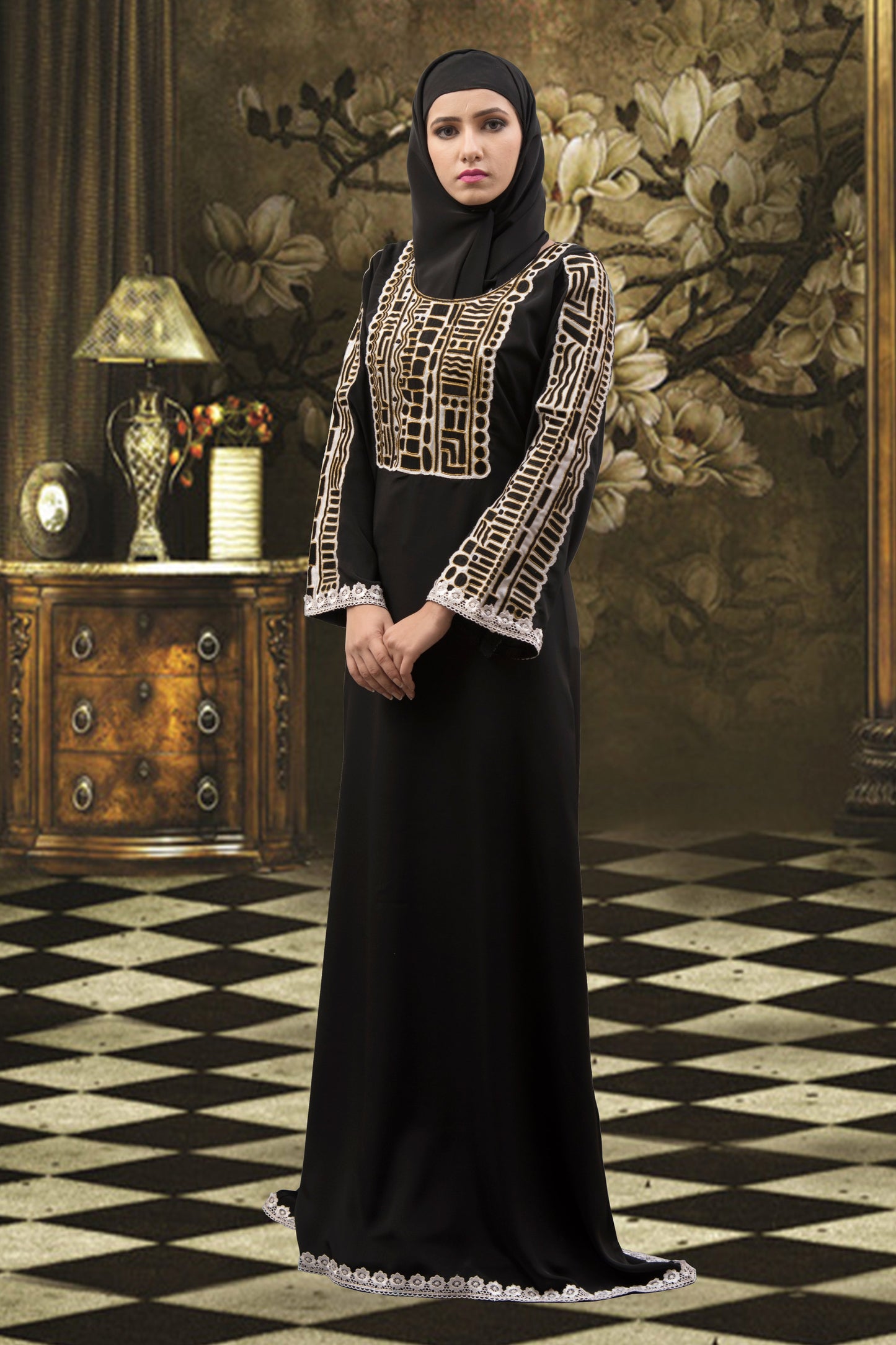 Black Color Abaya Style Kafan