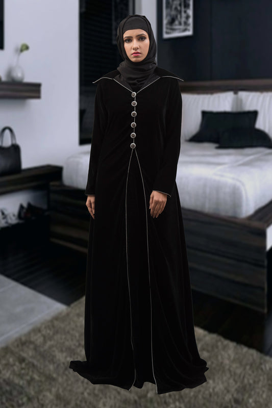 Black Color Morrocon Abaya