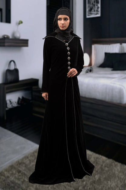 Black Color Morrocon Abaya