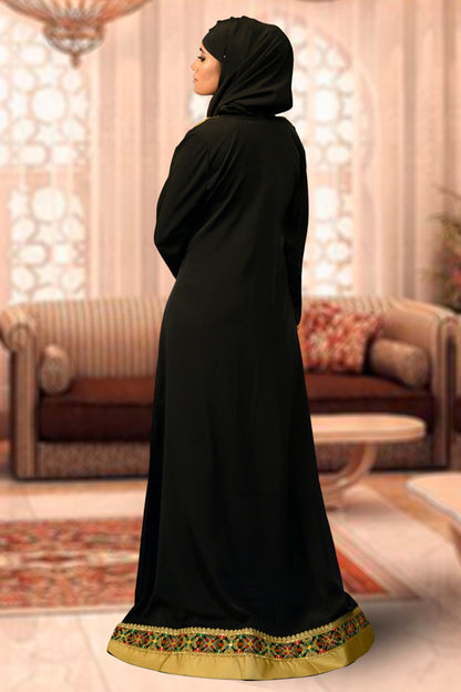 Black Color Maxi Abaya