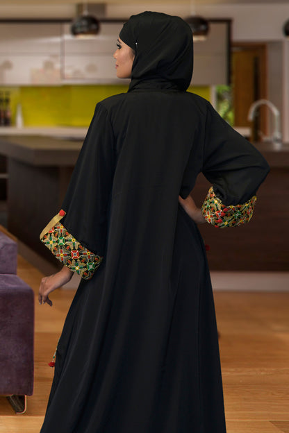 Black Color Evening Caftan