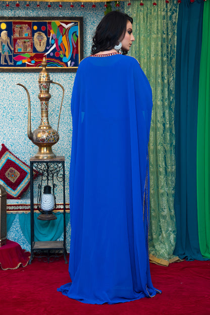 Blue Color Partywear Caftan