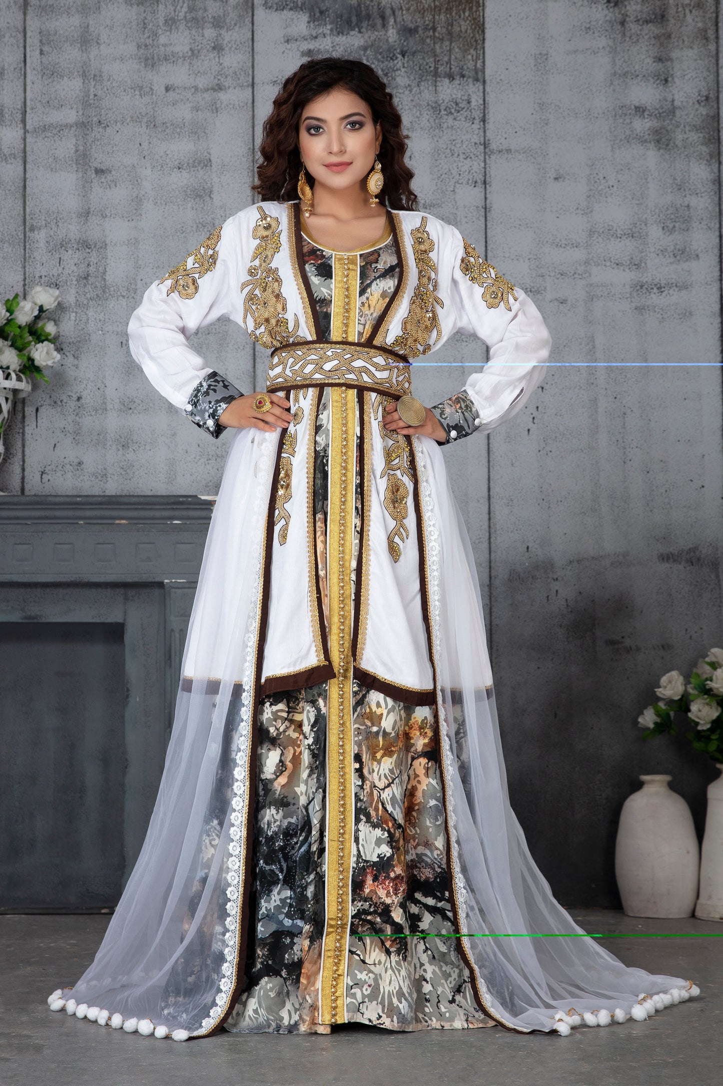 Designer Wedding Moroccan Kaftan