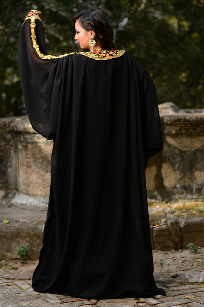 Black Color Islamic Kaftan